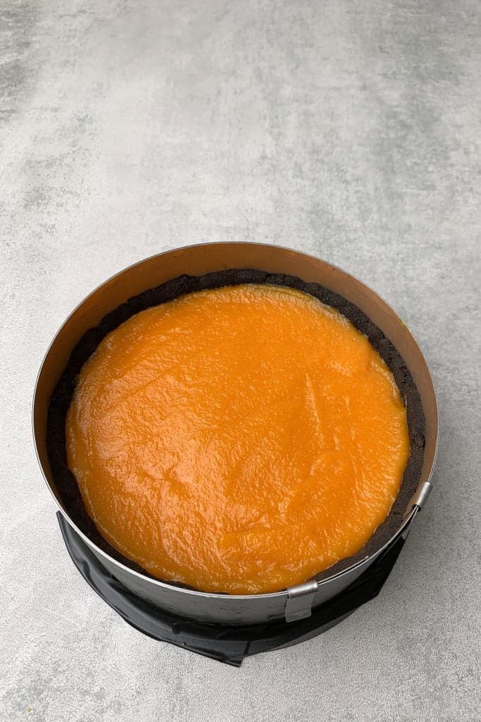 Easy No-bake Pumpkin Cheesecake recipe 9 No bake pumpkin cheese cake