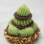 Chocolate Pistachio Tart.