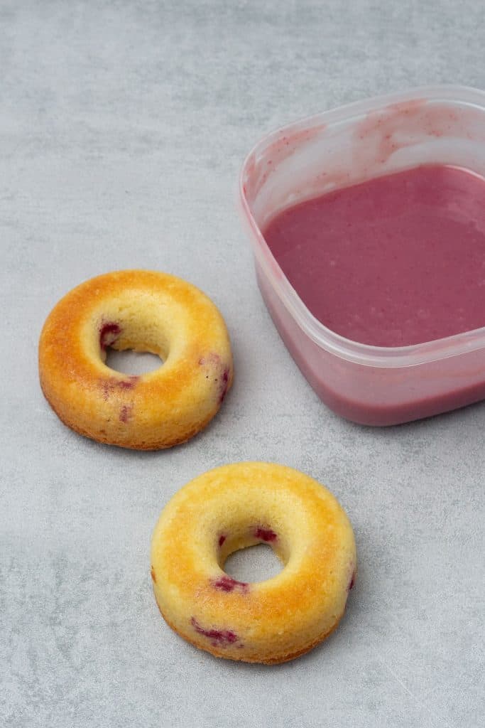 Baked donuts with raspberry and rosewater 13 Baked donuts with raspberry and rosewater