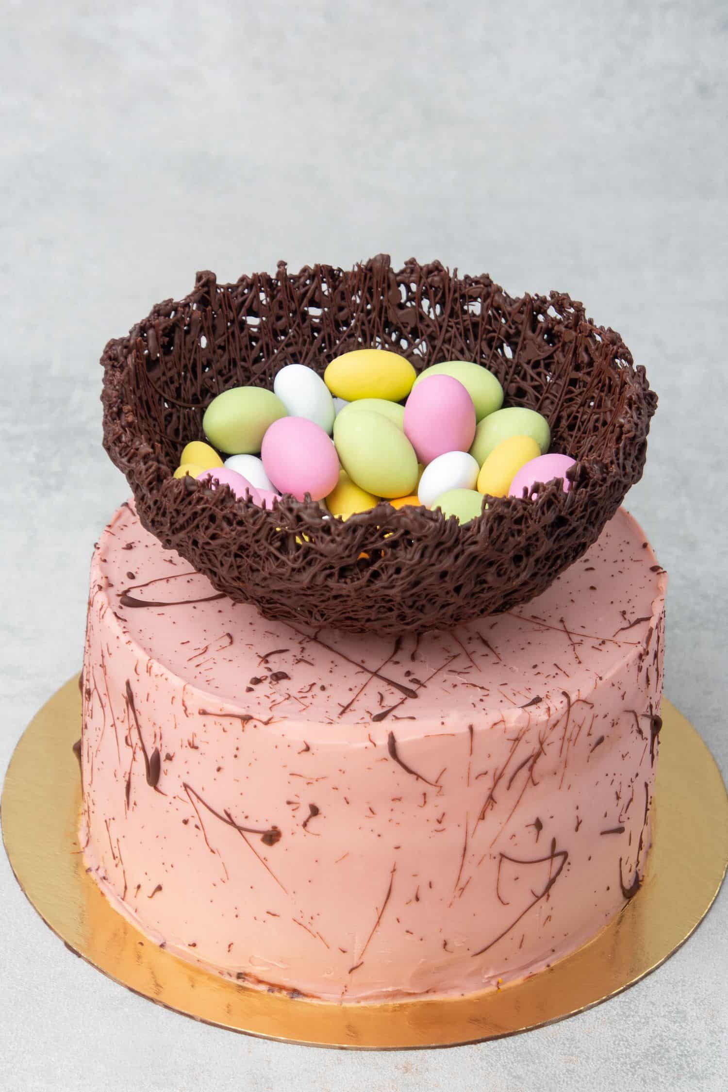 Easter Speckled Egg Cake - Spatula Desserts