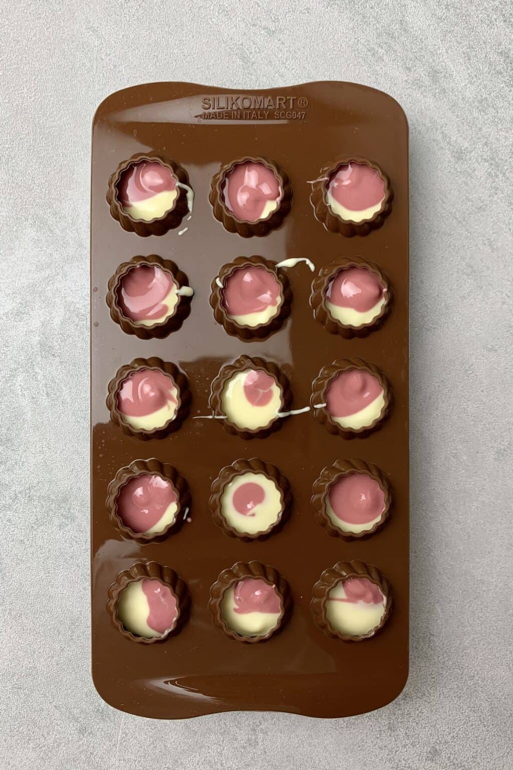 Raspberry Ruby Chocolate Bonbon - Spatula Desserts