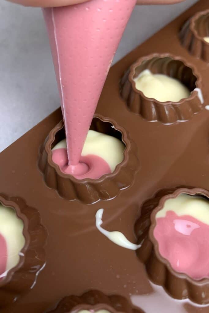 Raspberry Ruby Chocolate Bonbon - Spatula Desserts