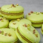 Pistachio macarons.