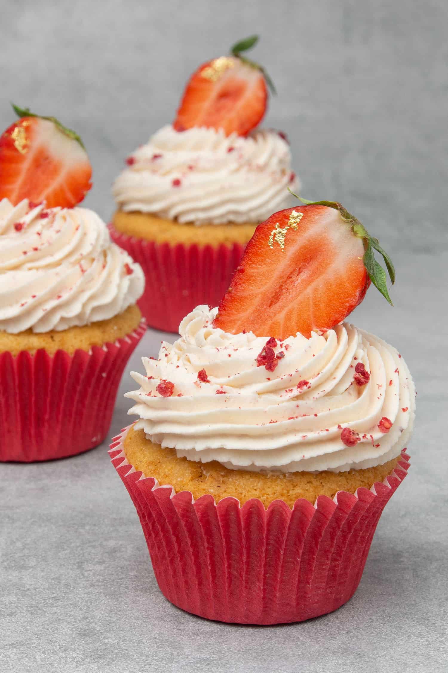 Strawberries and Cream cupcakes.