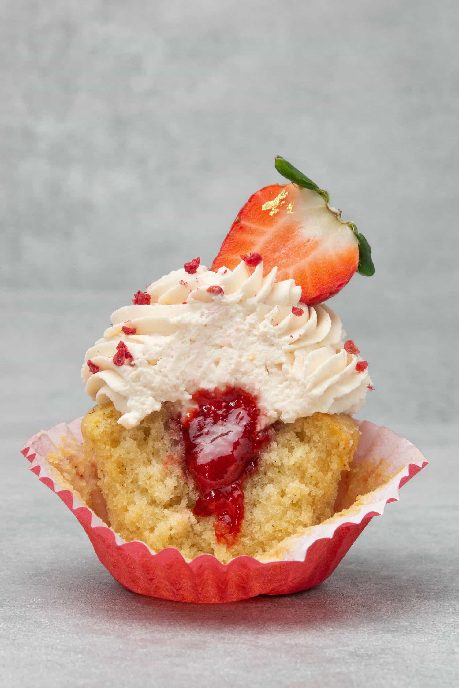 Strawberries and Cream cupcakes