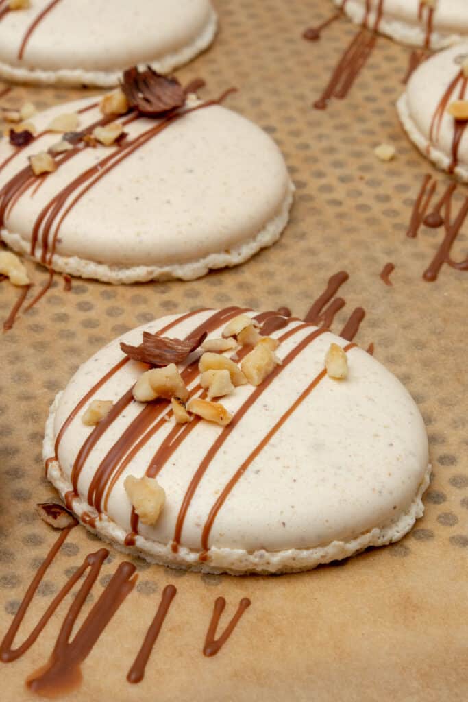 Chocolate Hazelnut macaron 11 Chocolate hazelnut macaron