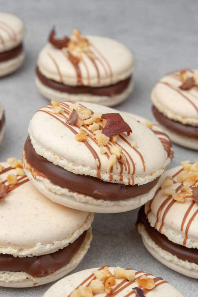 Chocolate Hazelnut macaron 4 Chocolate hazelnut macaron