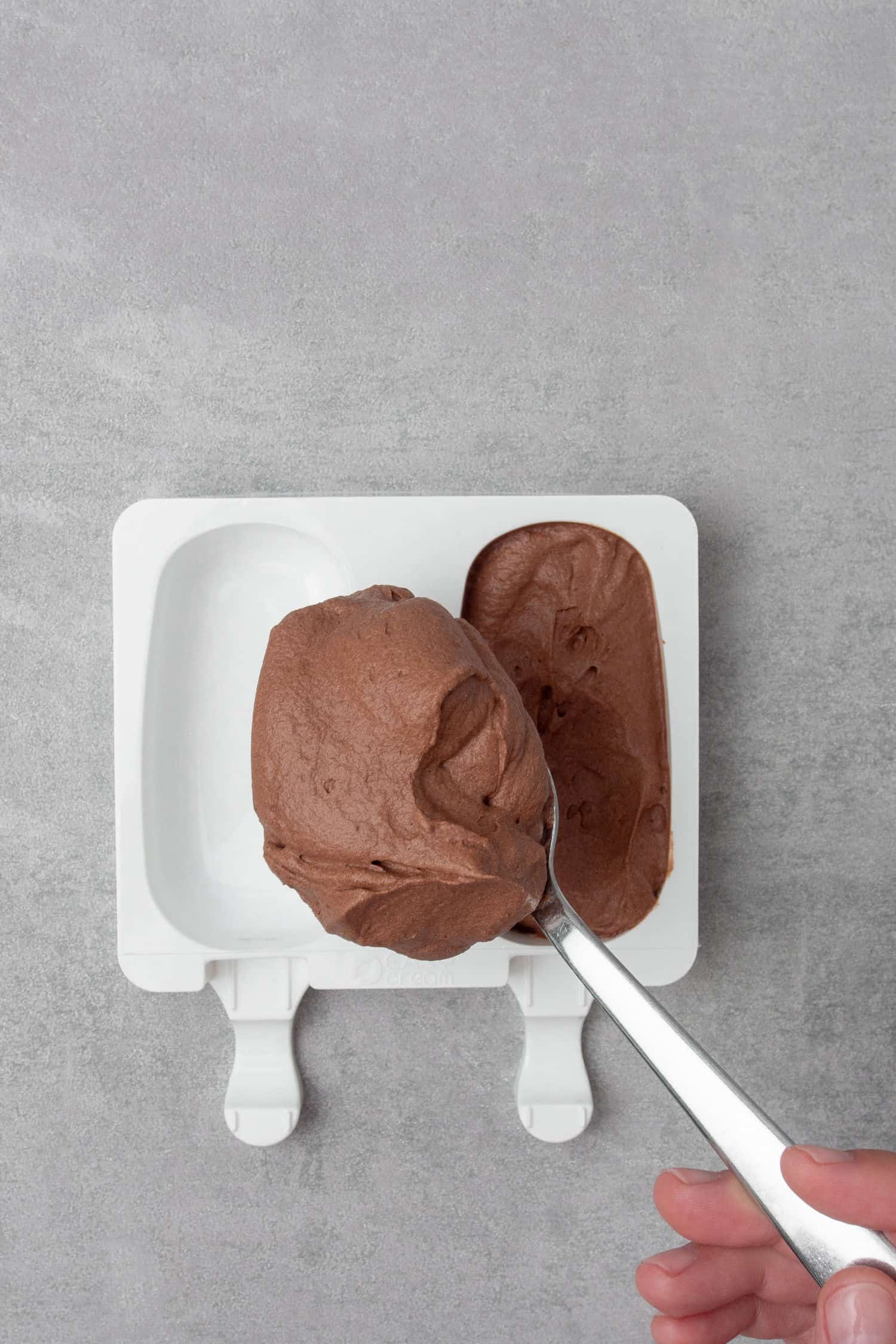 Chocolate ice cream bar process