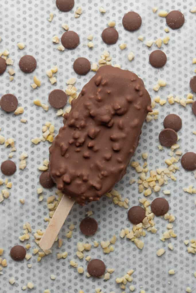 Easy Chocolate Ice cream bar (without machine) 15 Chocolate ice cream bar