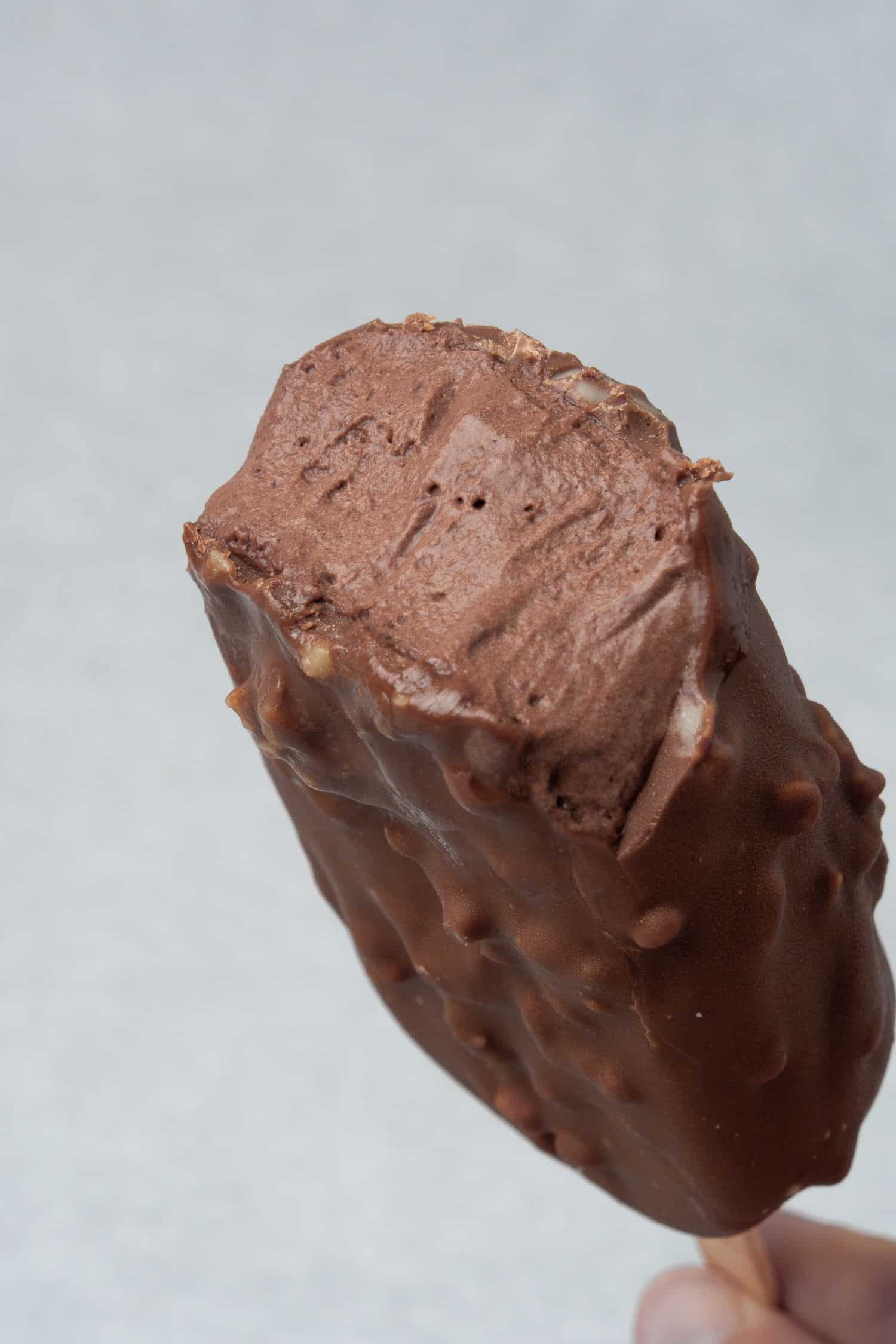 Chocolate ice cream bar