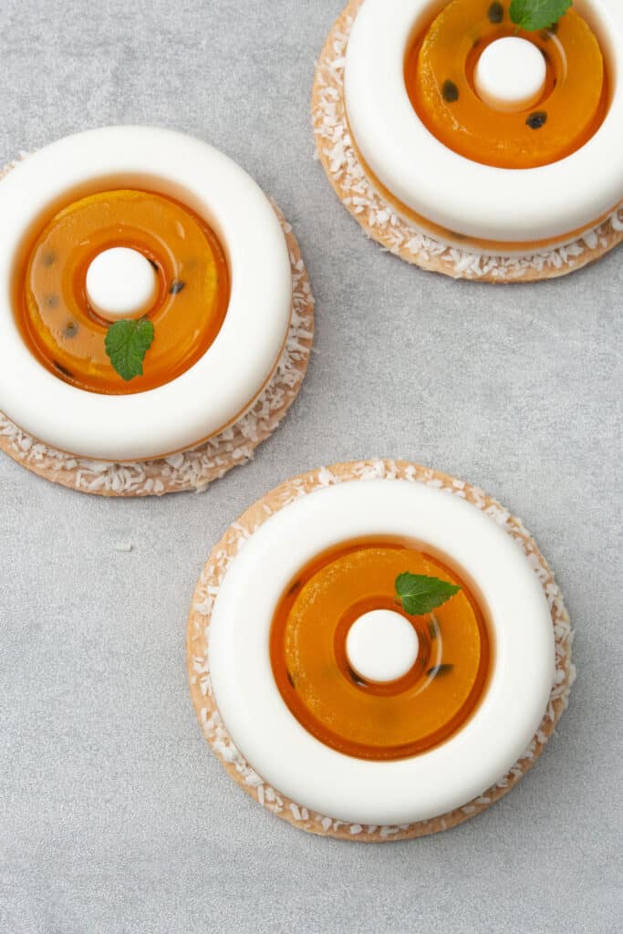 Quick and Easy Passion fruit Coconut Panna cotta 2 Passion fruit panna cotta