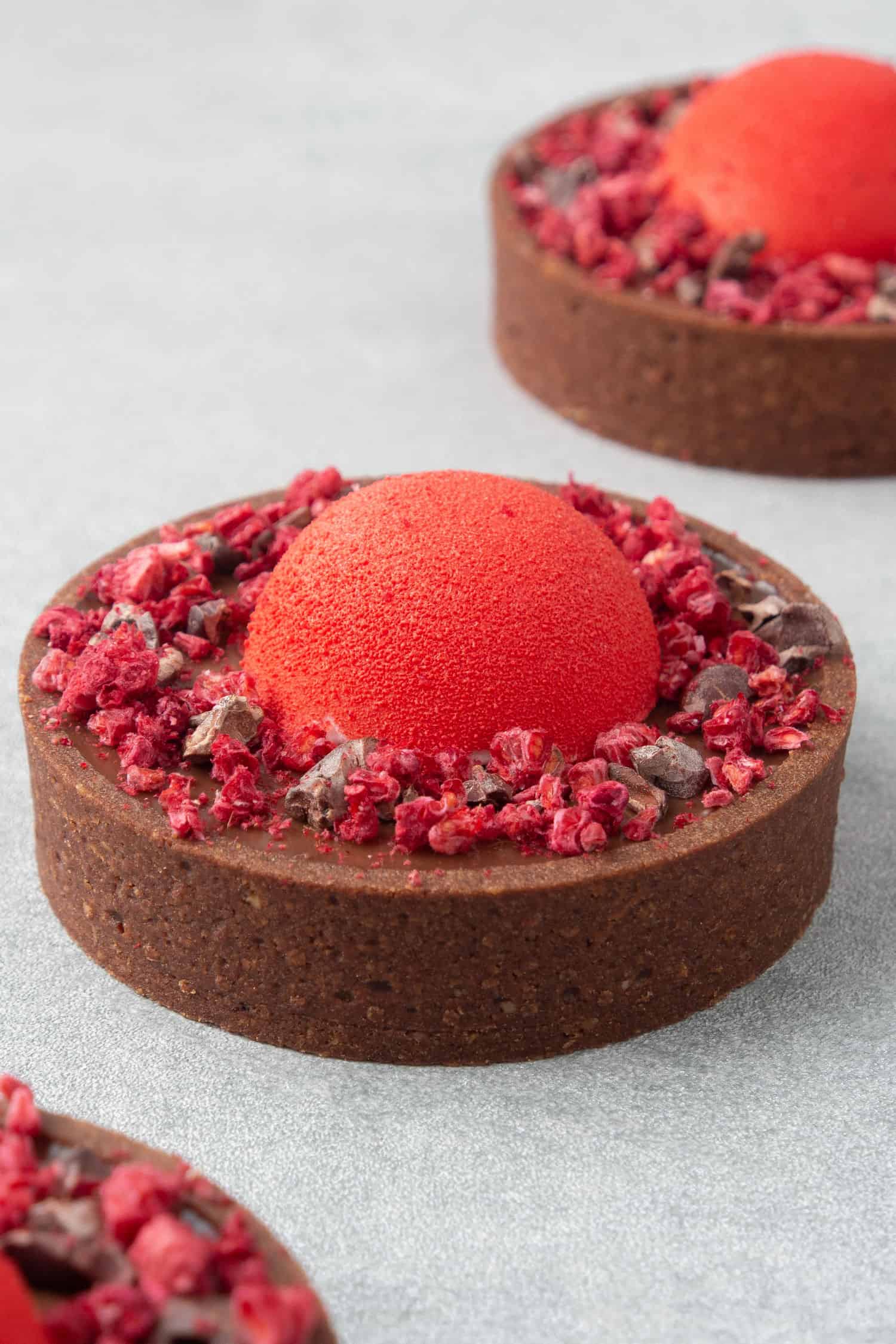 Chocolate Raspberry Mini Tart 