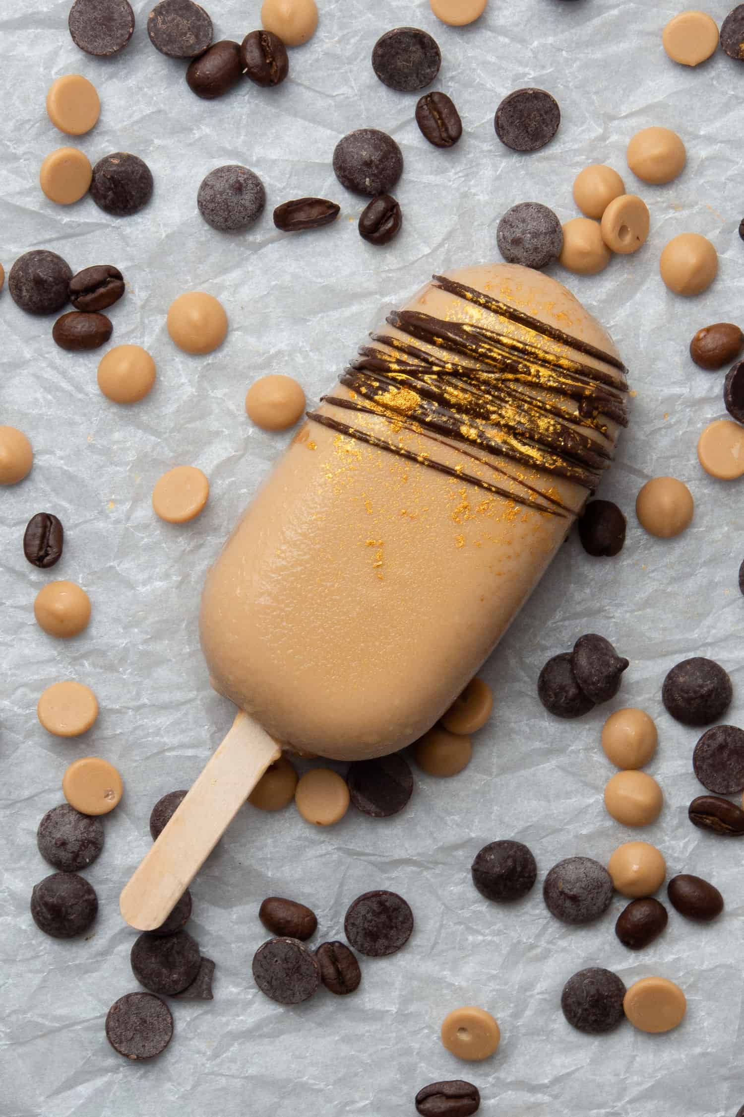 Coffee Caramel Ice cream bar - Spatula Desserts