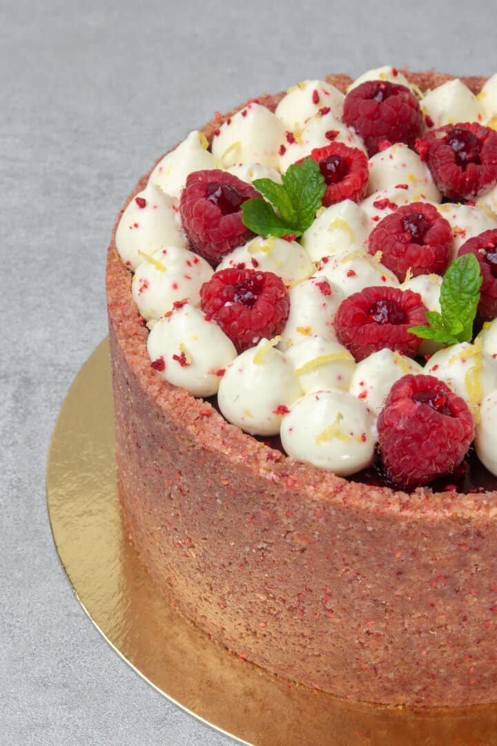 No Bake Raspberry Cheesecake - Spatula Desserts