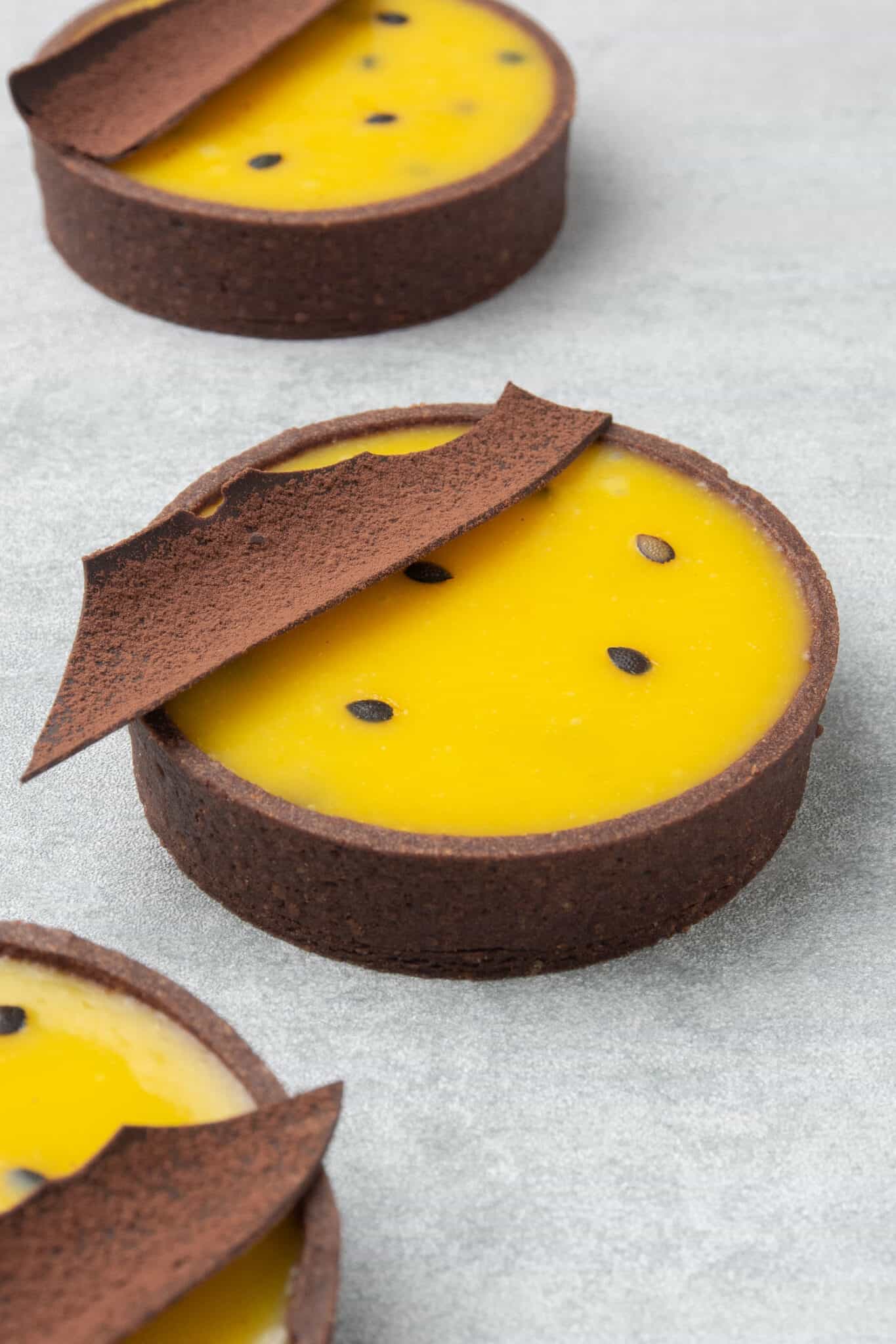 Chocolate Passion fruit tart Spatula Desserts