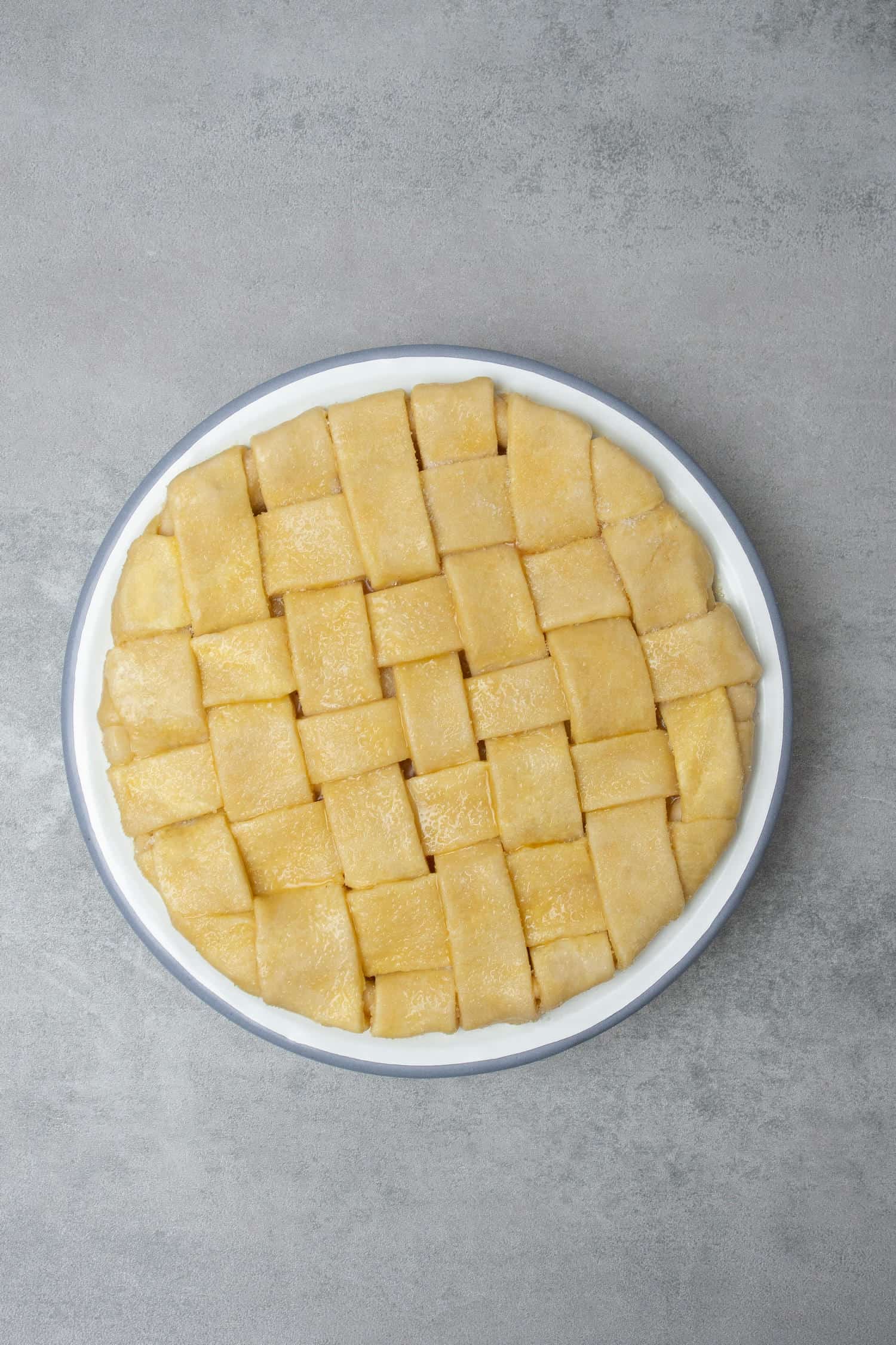 Baileys Apple Pie process
