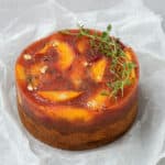 EASY PEACH CAKE.