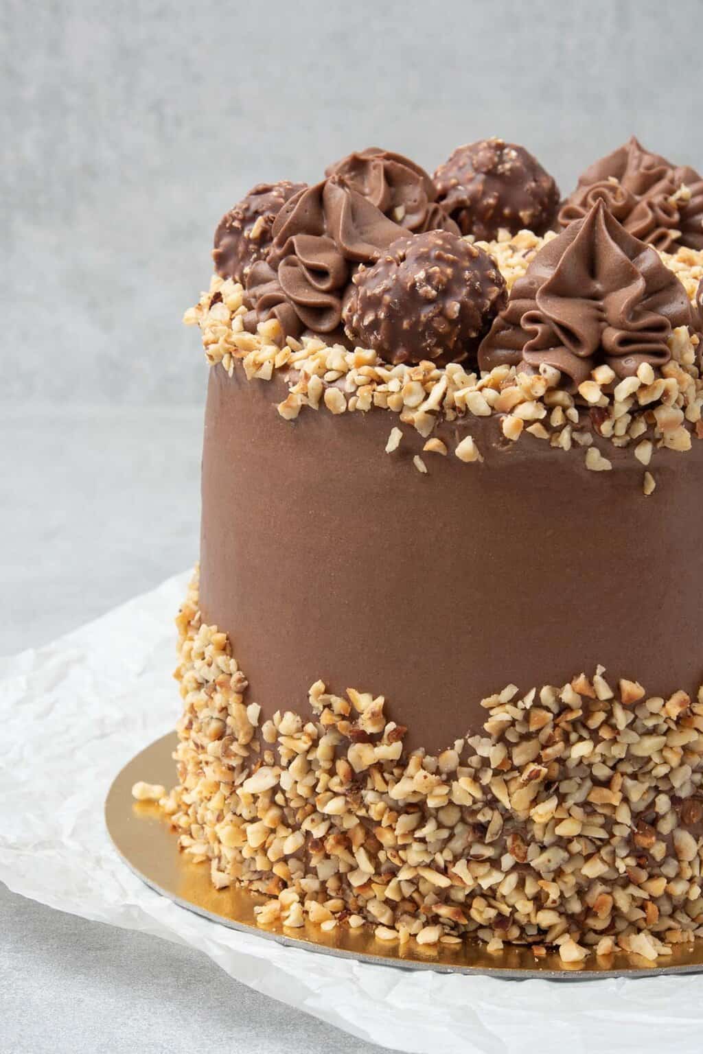 The BEST Ferrero Rocher Cake (VIDEO) Spatula Desserts