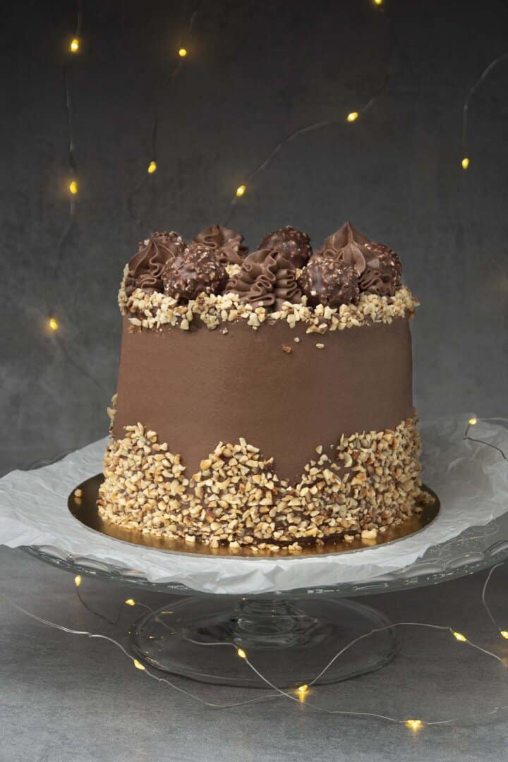 Ferrero rocher cake