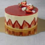 Fraisier cake.