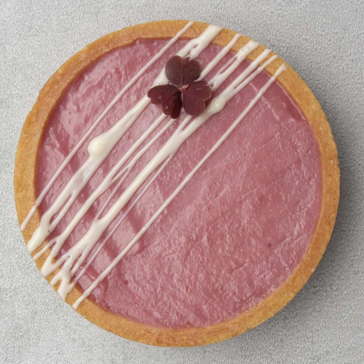 White Chocolate Raspberry tart.