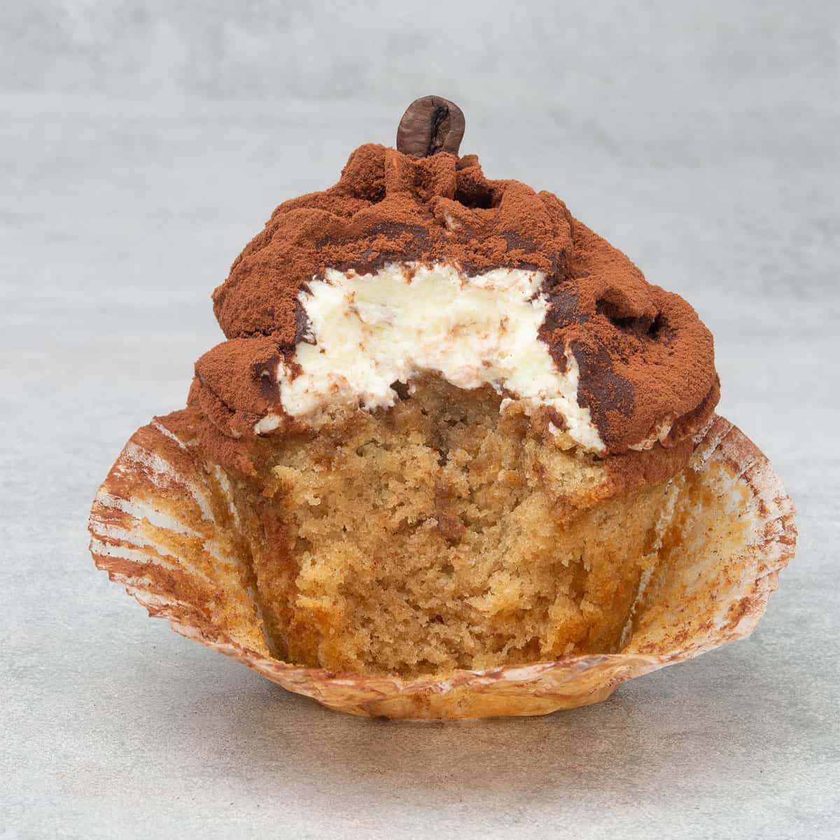 Tiramisu cupcake.