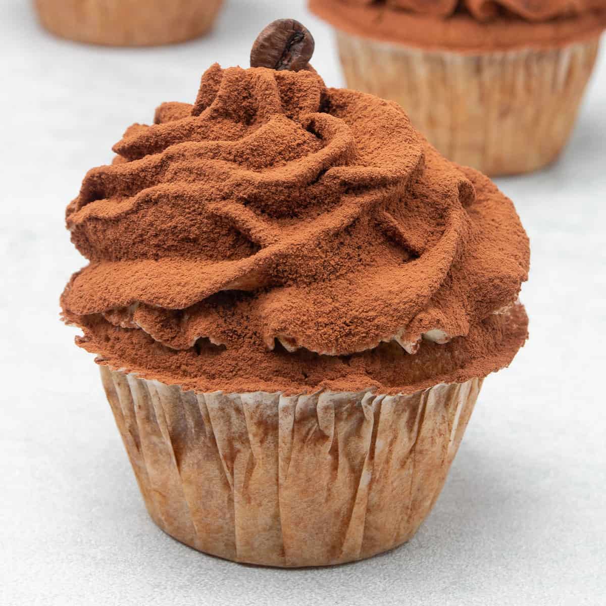 Tiramisu cupcake.