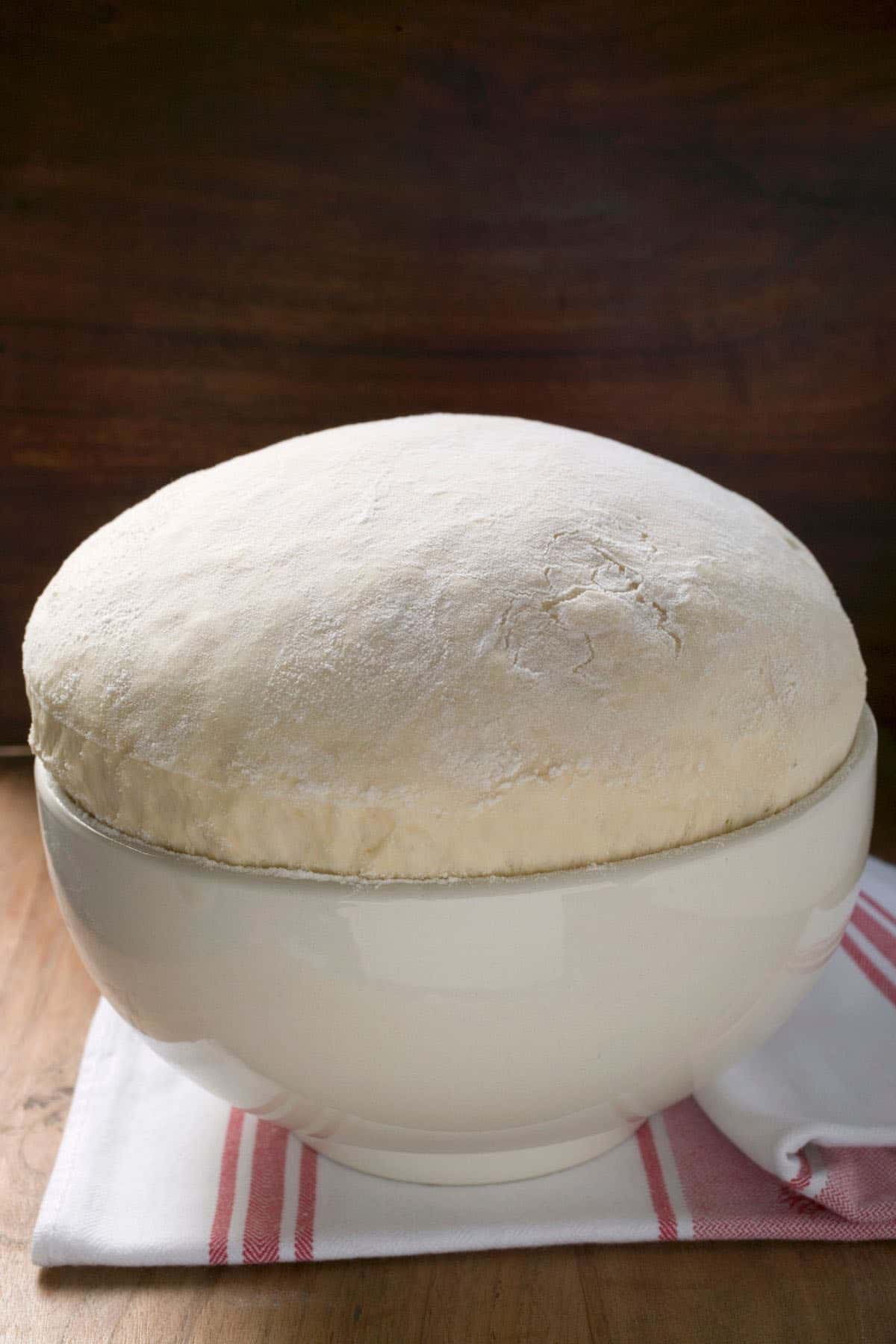 well developed dough.