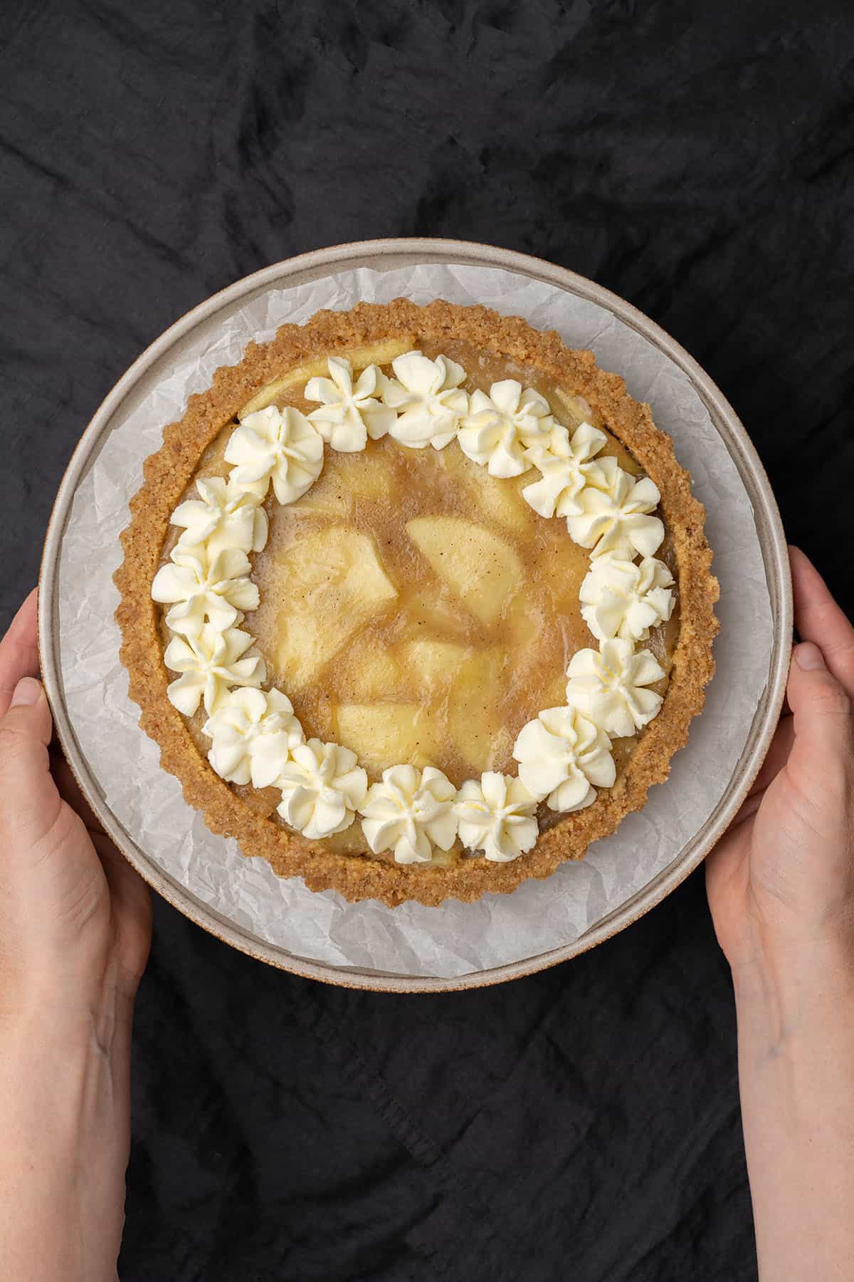 Apple Pie with Graham Cracker.