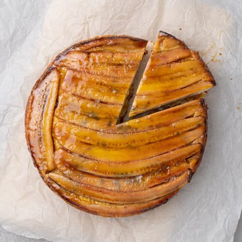 Banana peel breakfast cake recipe | BBC Good Food