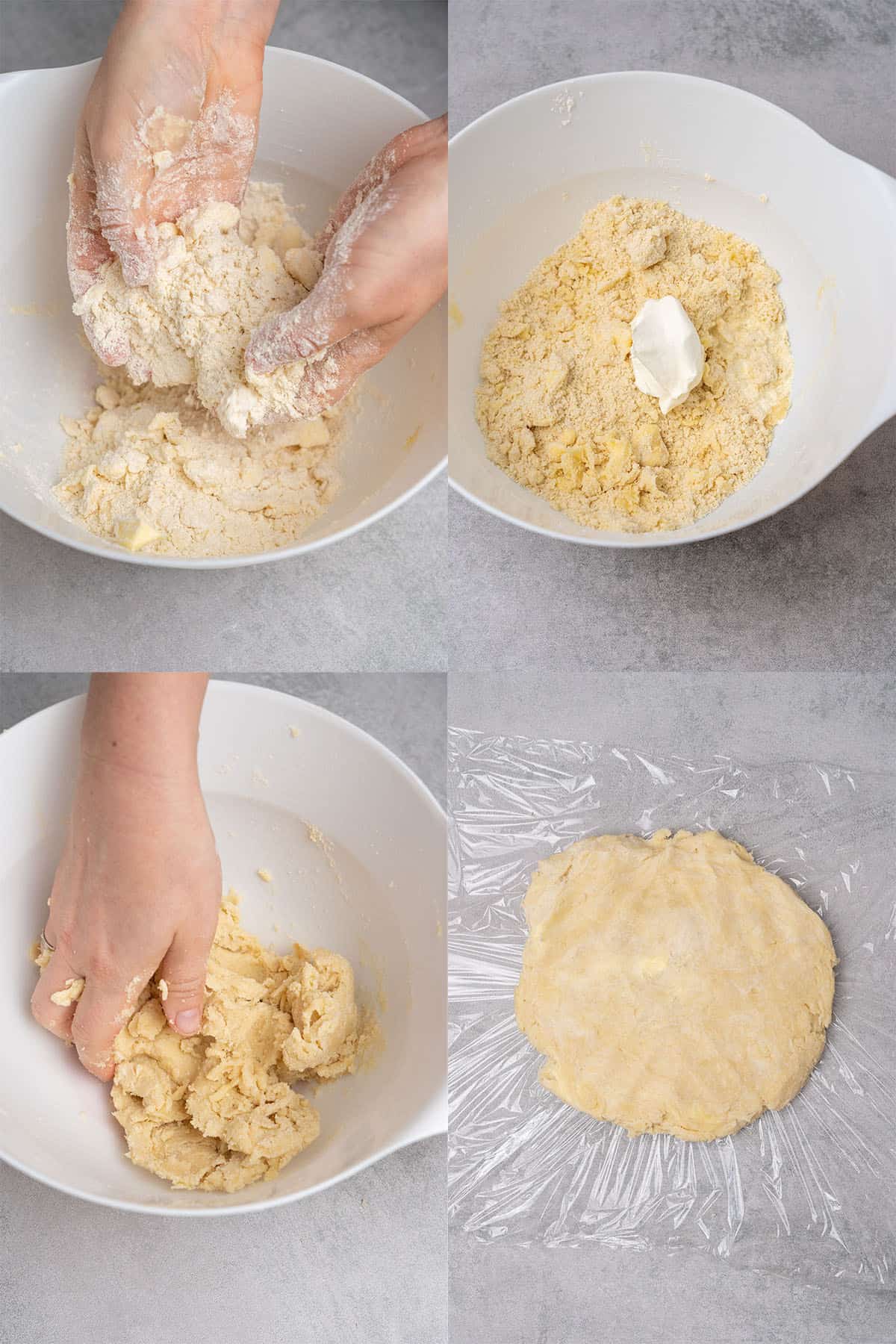 Galette dough process.