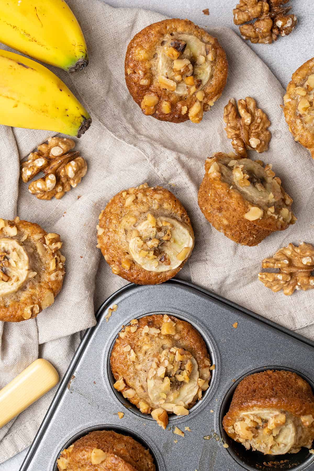 mini banana muffins.