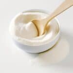 baking powder in a small cup.