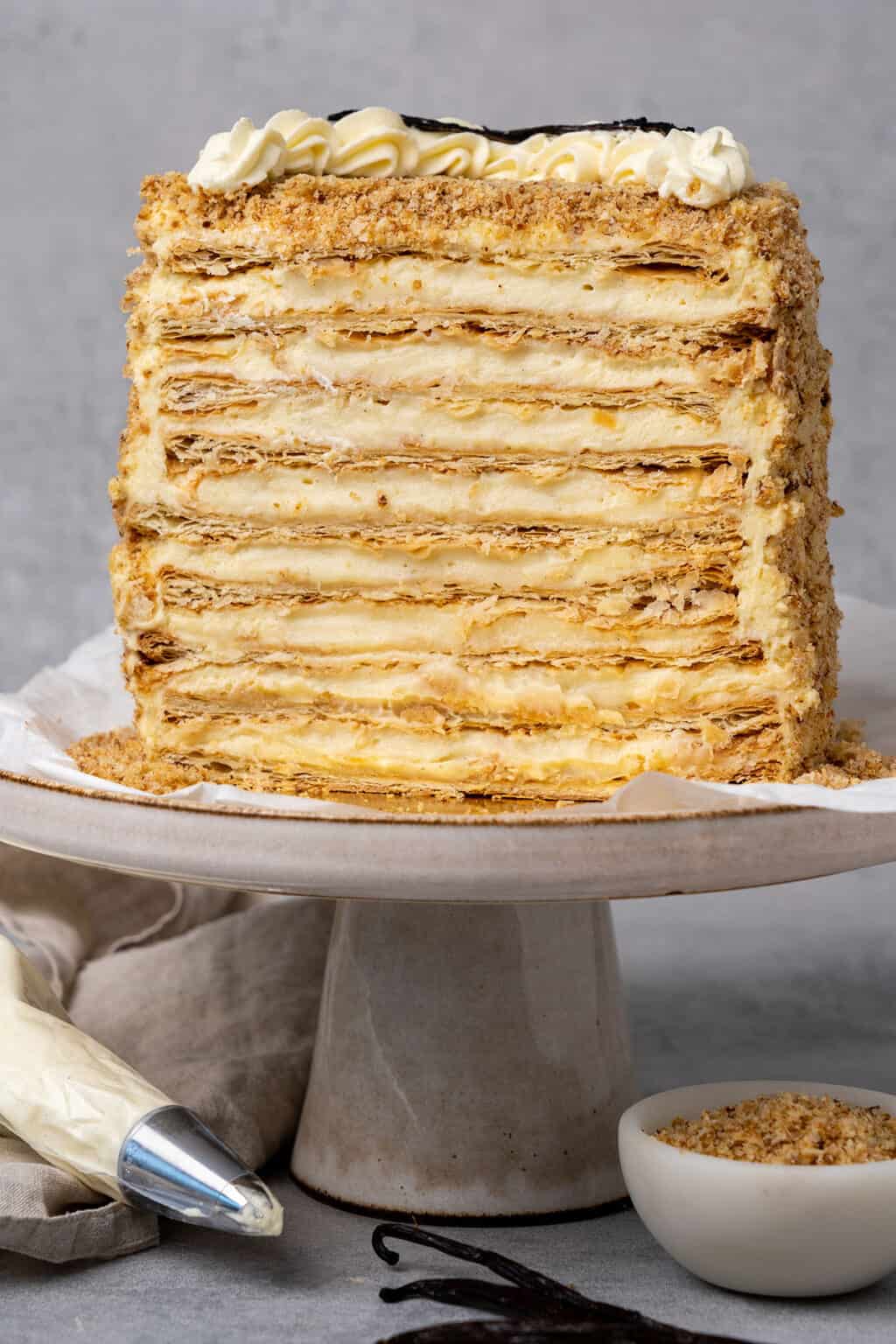 Napoleon Cake (VIDEO) Spatula Desserts