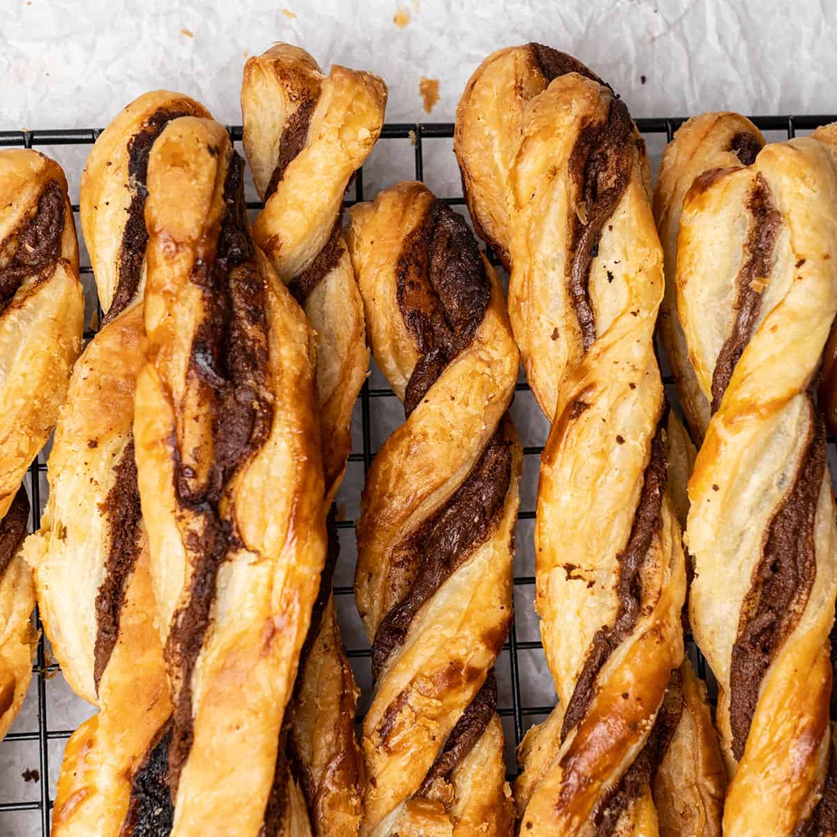 Puff Pastry Nutella Twists - The Modern Nonna