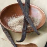 vanilla sugar in a bowl.