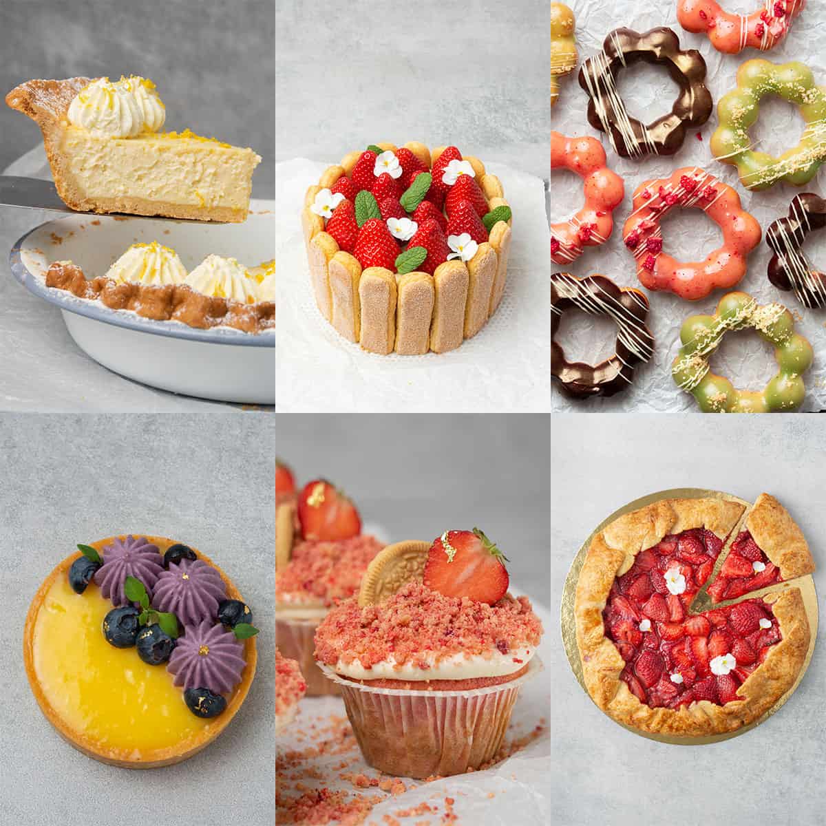 6 different spring recipes.