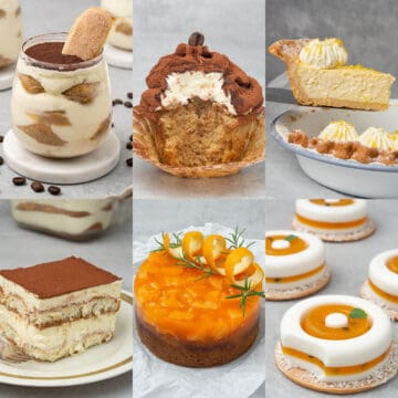 Italian dessert collection.