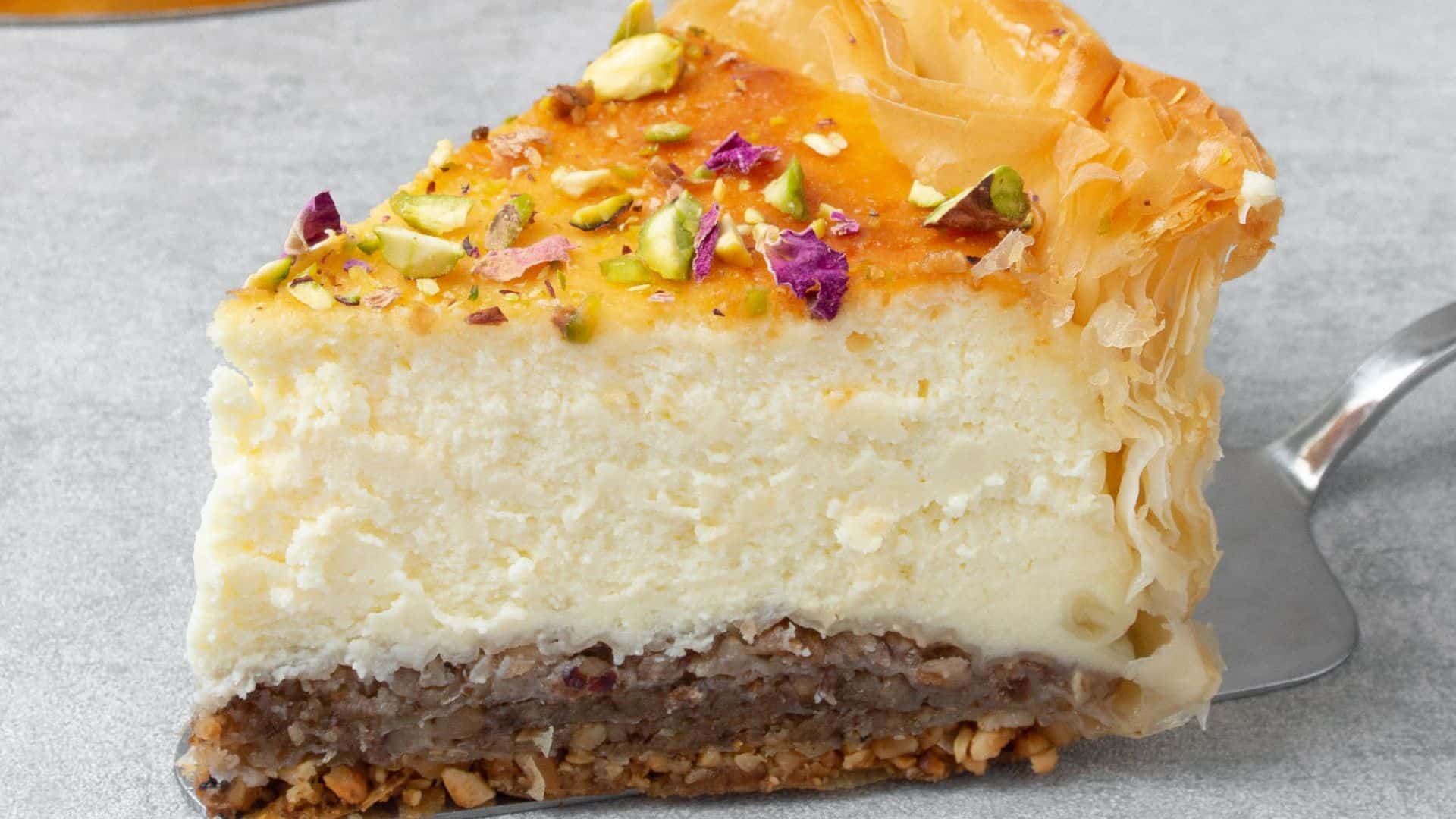 Cheesecake Marries Baklava to Create The Best Dessert Ever - Spatula Desserts