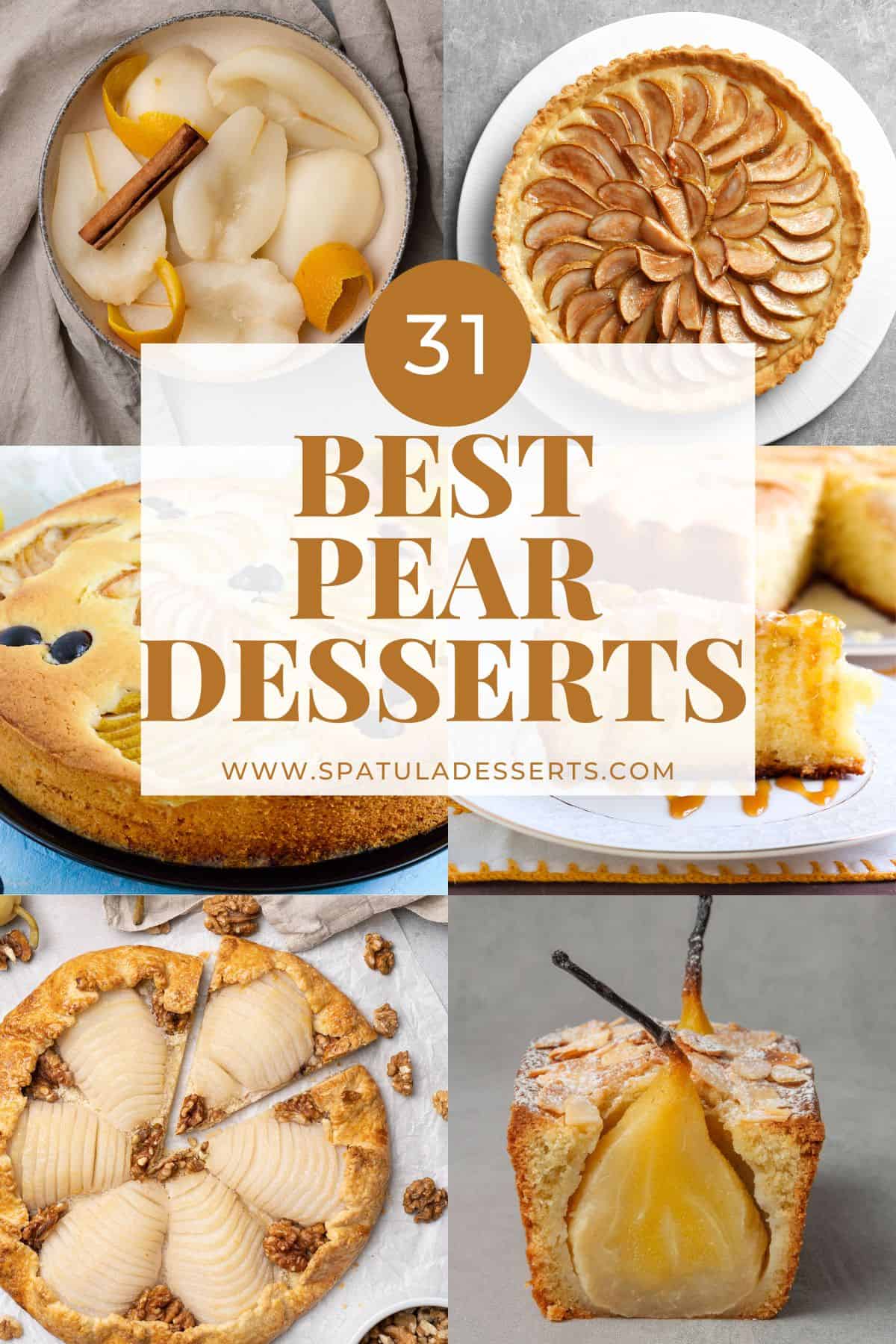 best Pear Dessert Collection.