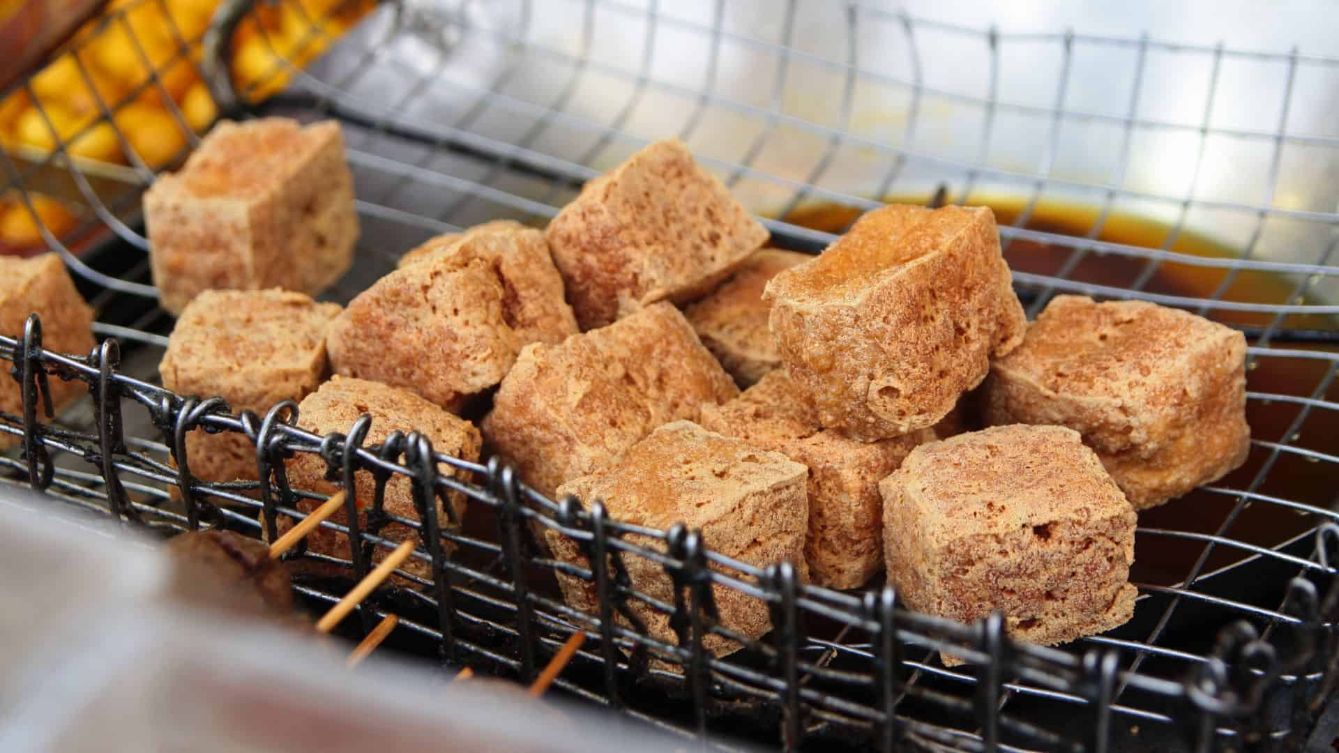 Stinky tofu.