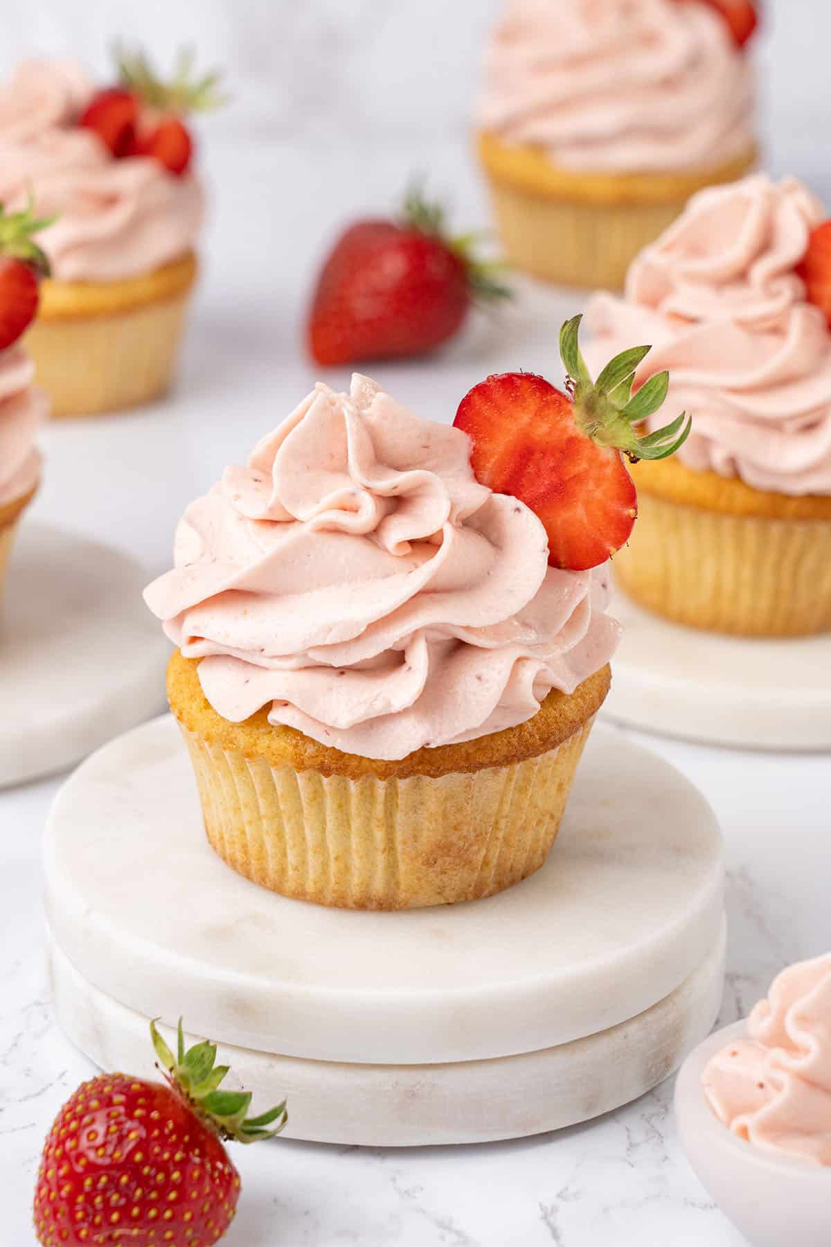 Strawberry Cupcakes.