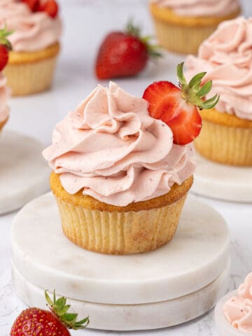 Strawberry Cupcakes.