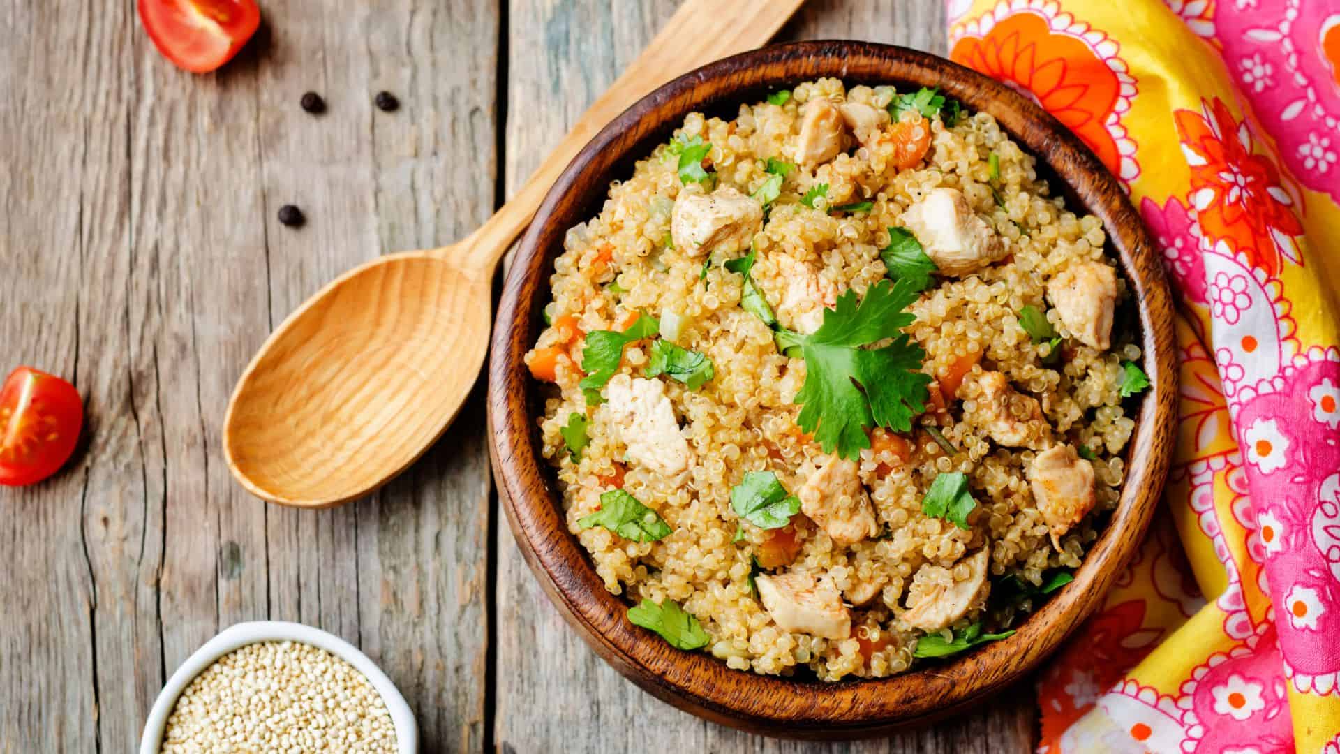 Quinoa salad.