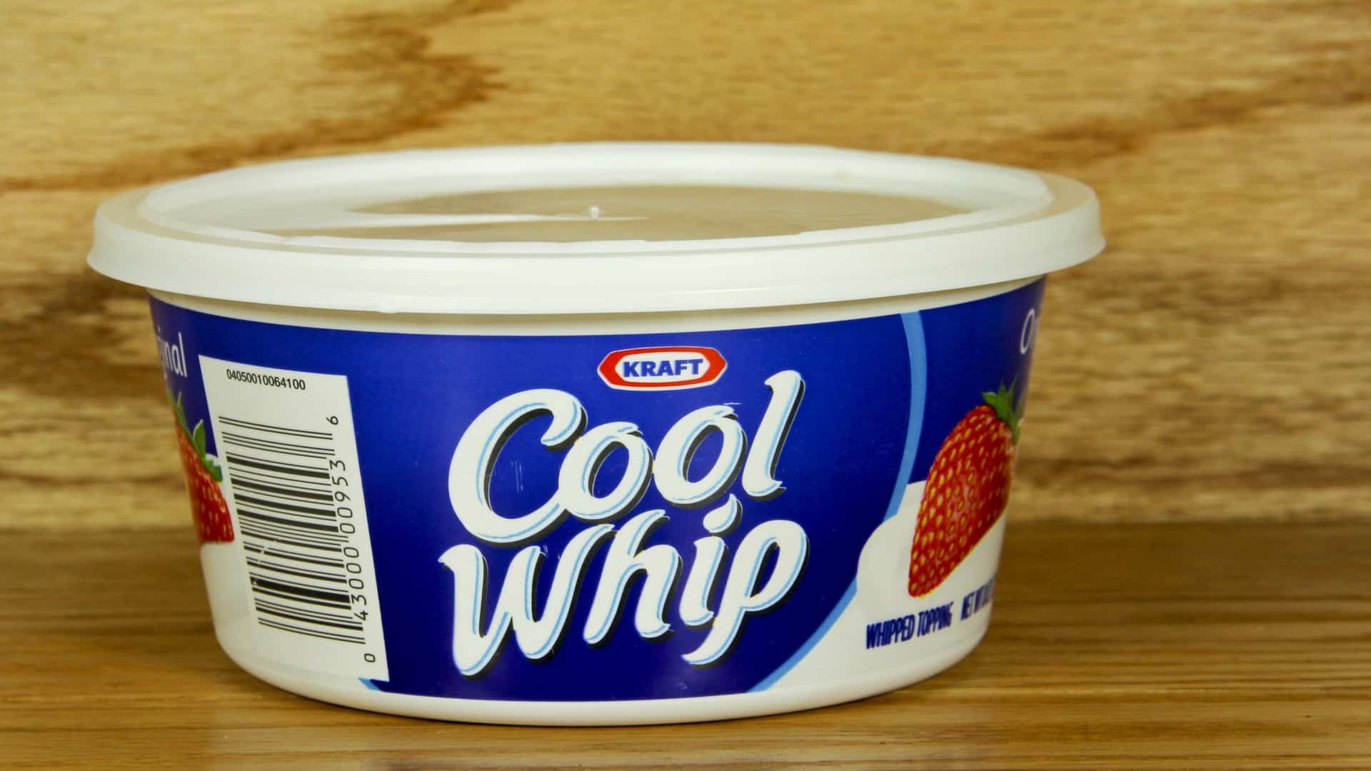 container of cool whip