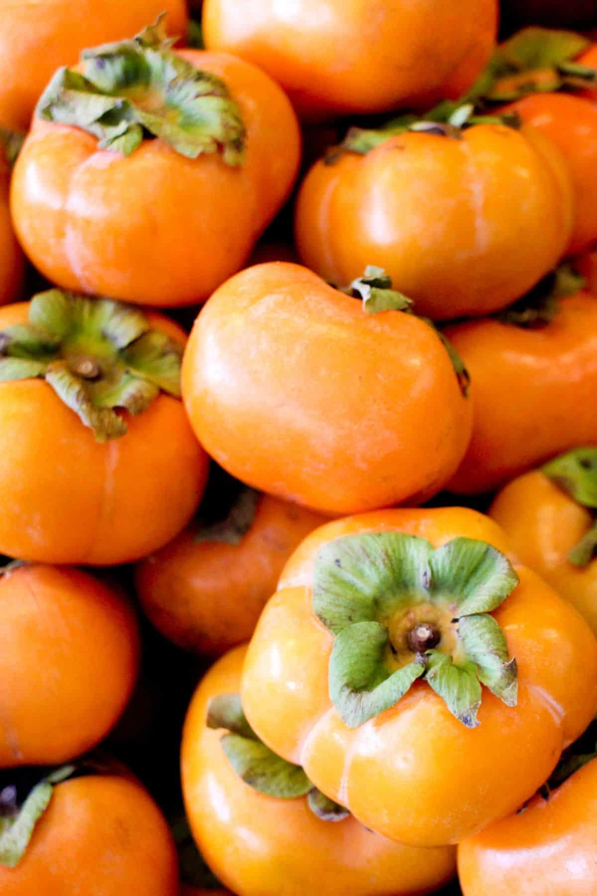 Persimmons. 