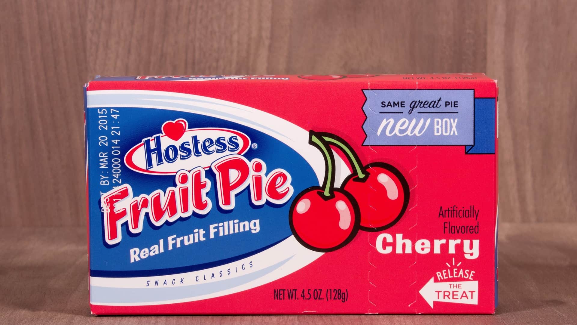 Cherry flavored hostess fruit pie