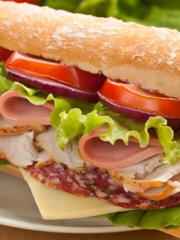 subway with meats
