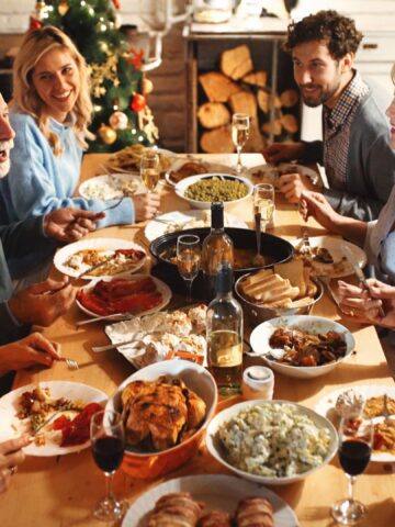 Family at thanksgiving