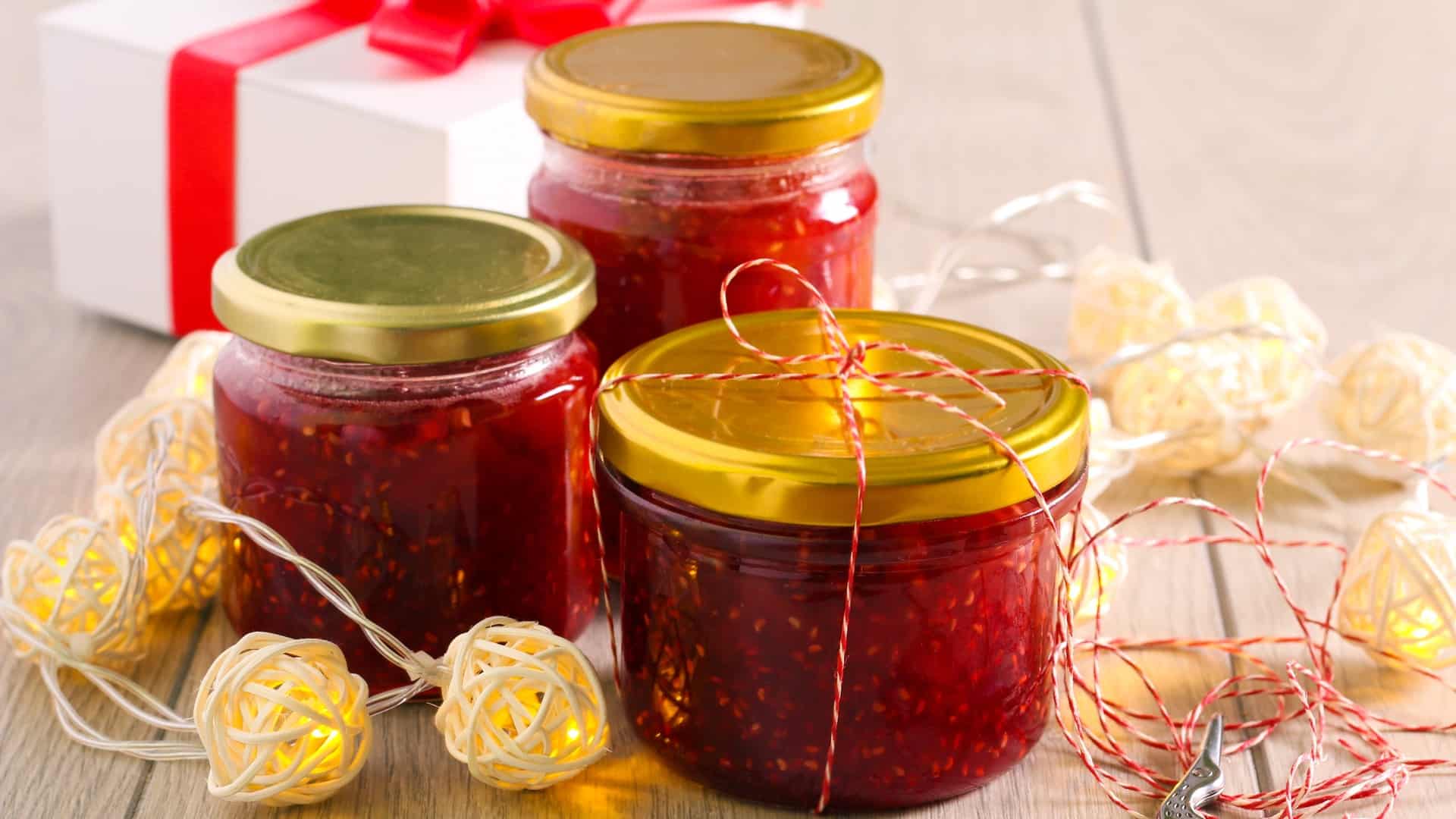 Christmas jam with Christmas lights